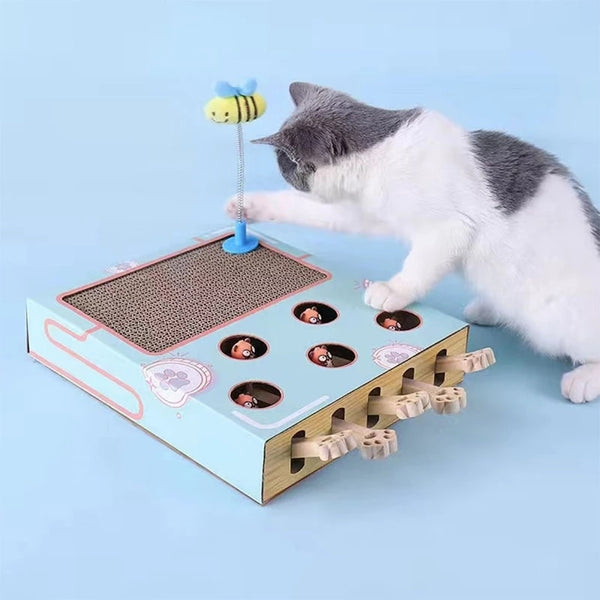 Whac-A-Mole Scratcher And Toy